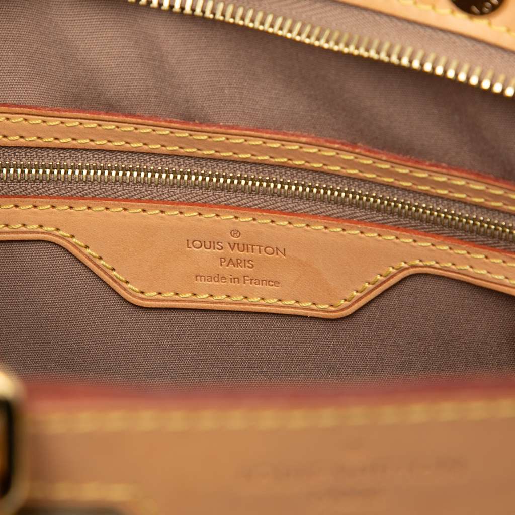 Louis Vuitton Monogram Vernis Brea MM Gold Leather Good condition - Box View