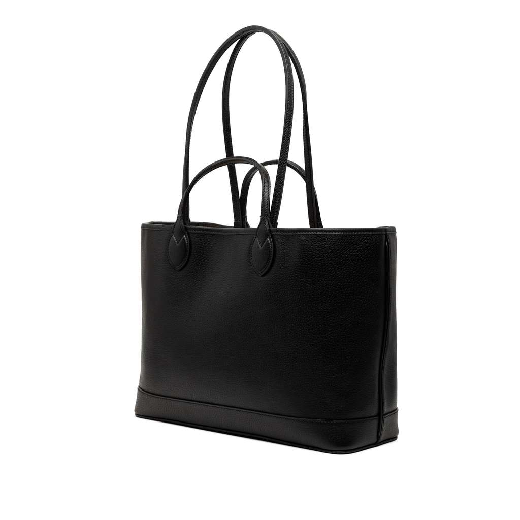 Gucci Medium Leather Ophidia Tote Black Leather Good condition - Back View