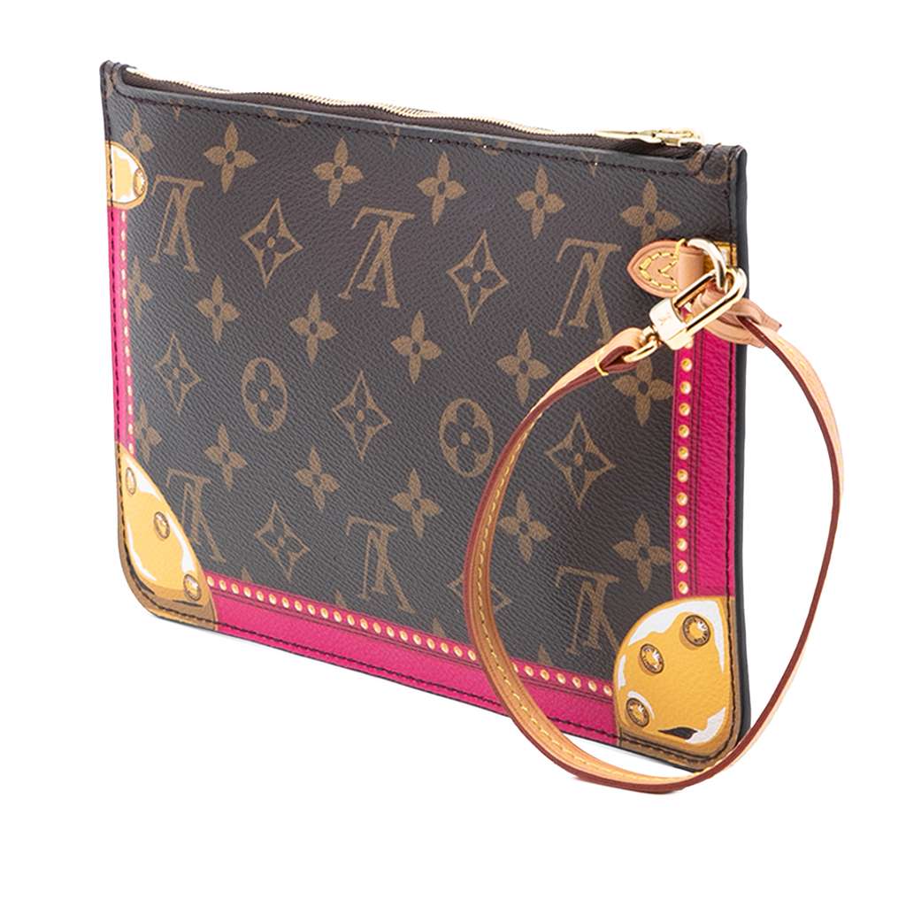 Louis Vuitton Monogram Summer Trunks Neverfull Pochette Brown Good condition - Back View