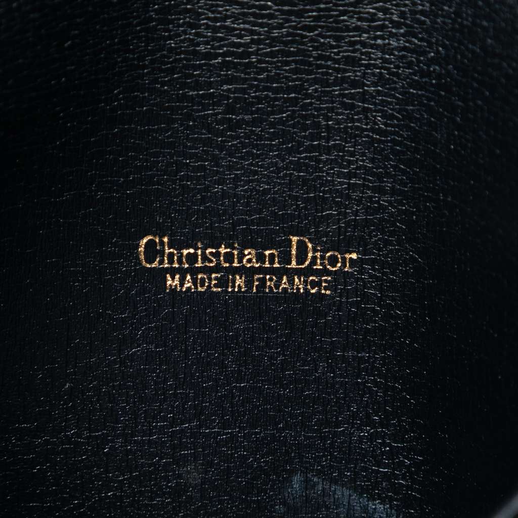 Dior Diorissimo Trotter Canvas Envelope Clutch Blue Canvas Good condition - Box View