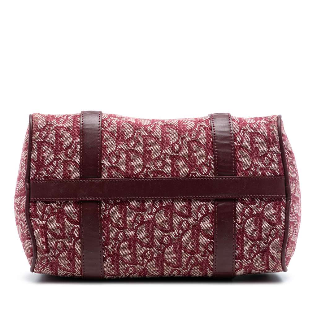 Dior Mini Diorissimo Trotter Canvas Boston Bag Red Canvas Good condition - Inside View