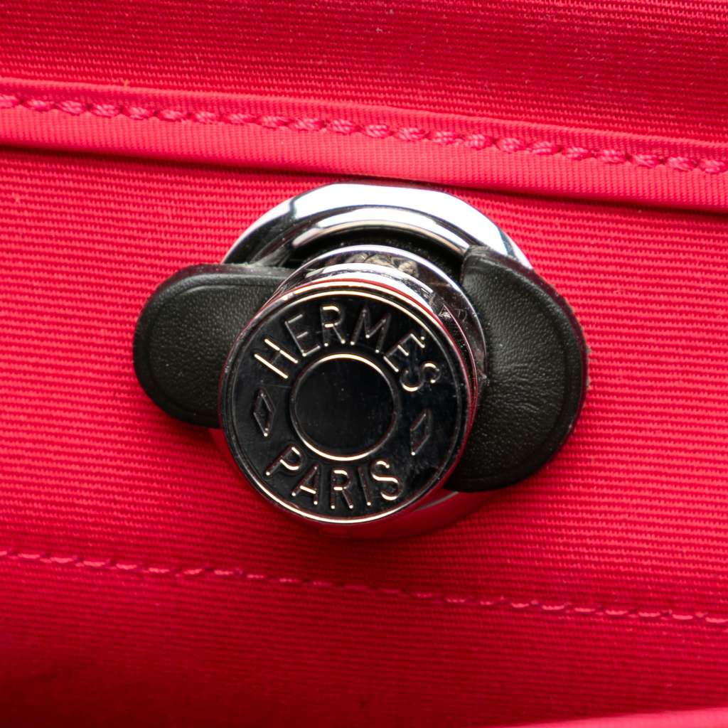 Hermès Toile Herbag Zip 31 Pink Canvas Good condition - Box View