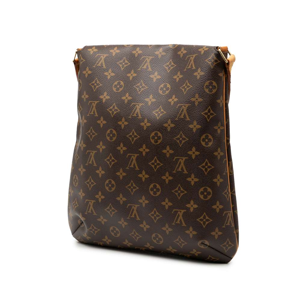 Louis Vuitton Monogram Musette Salsa GM Brown Good condition - Back View