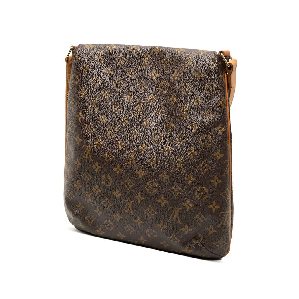 Louis Vuitton Monogram Musette Salsa GM Brown Good condition - Back View