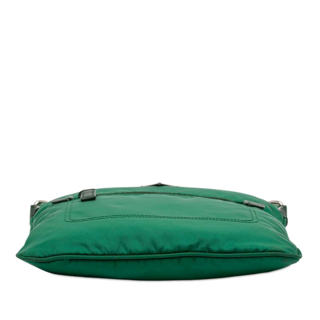 Prada Tessuto Zip Top Crossbody Green Good condition - Inside View