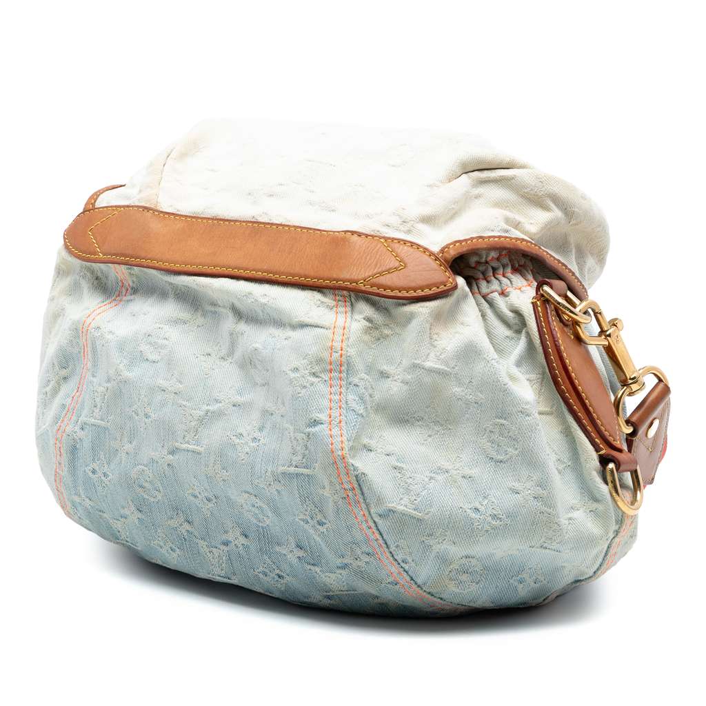 Louis Vuitton Monogram Denim Sunshine Blue Denim Good condition - Back View