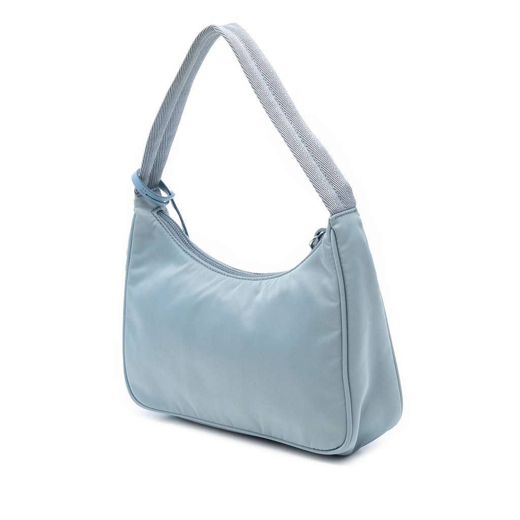 Prada Tessuto Re Edition 2000 Shoulder Bag Blue Good condition - Back View