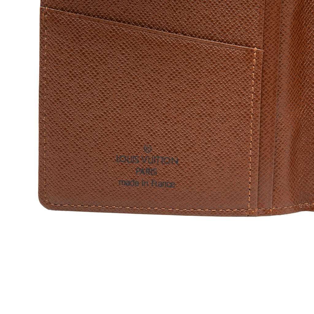 Louis Vuitton Monogram Brazza Long Wallet Brown Good condition - Box View