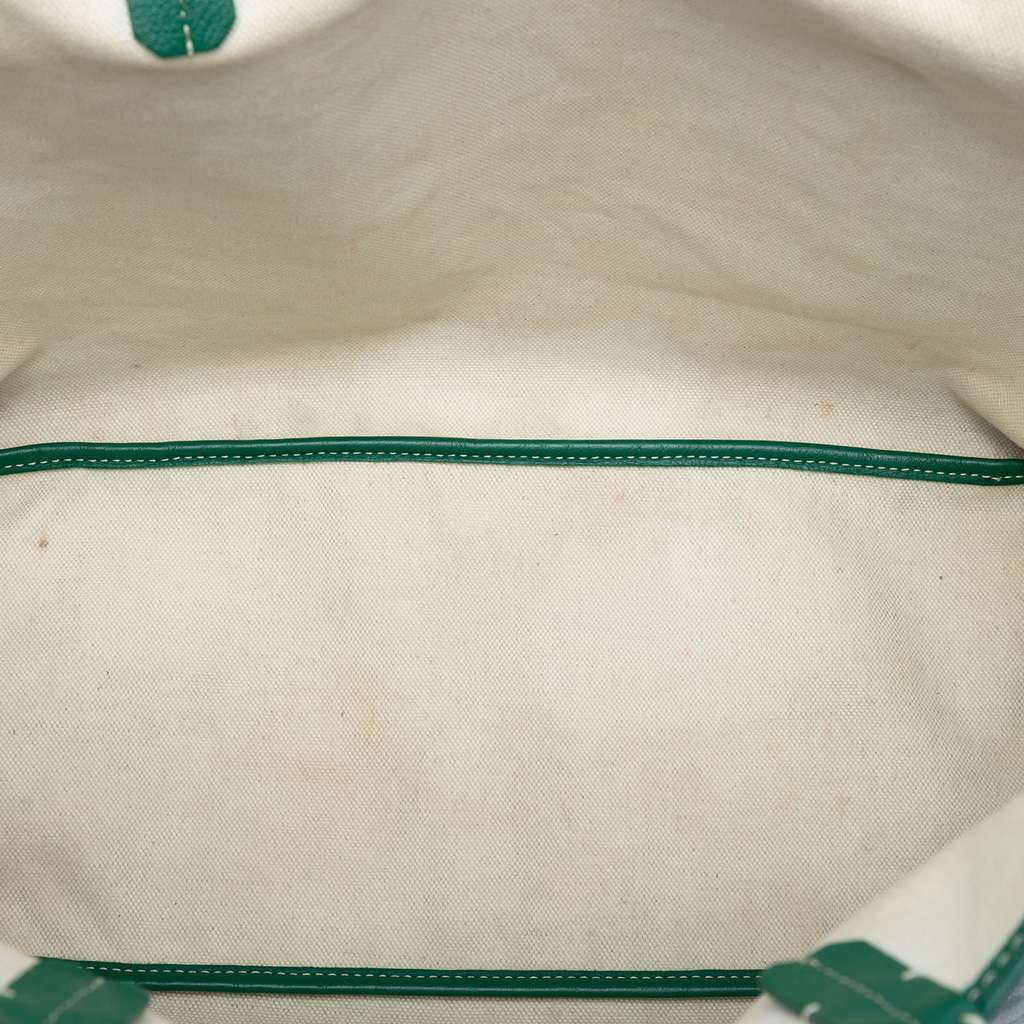 Goyard Goyardine Saint Louis PM Green Canvas Good condition - Model View