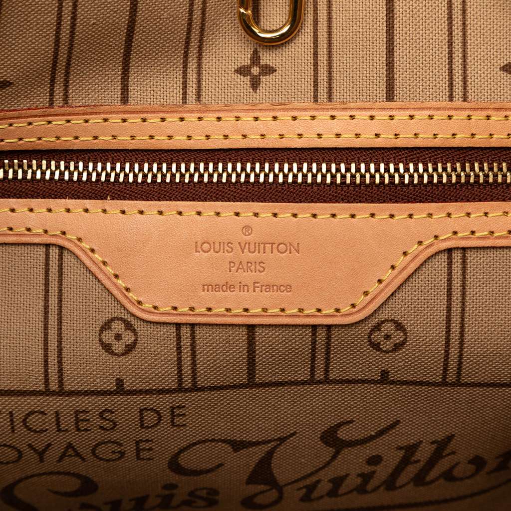 Louis Vuitton Monogram Neverfull MM Brown Good condition - Box View