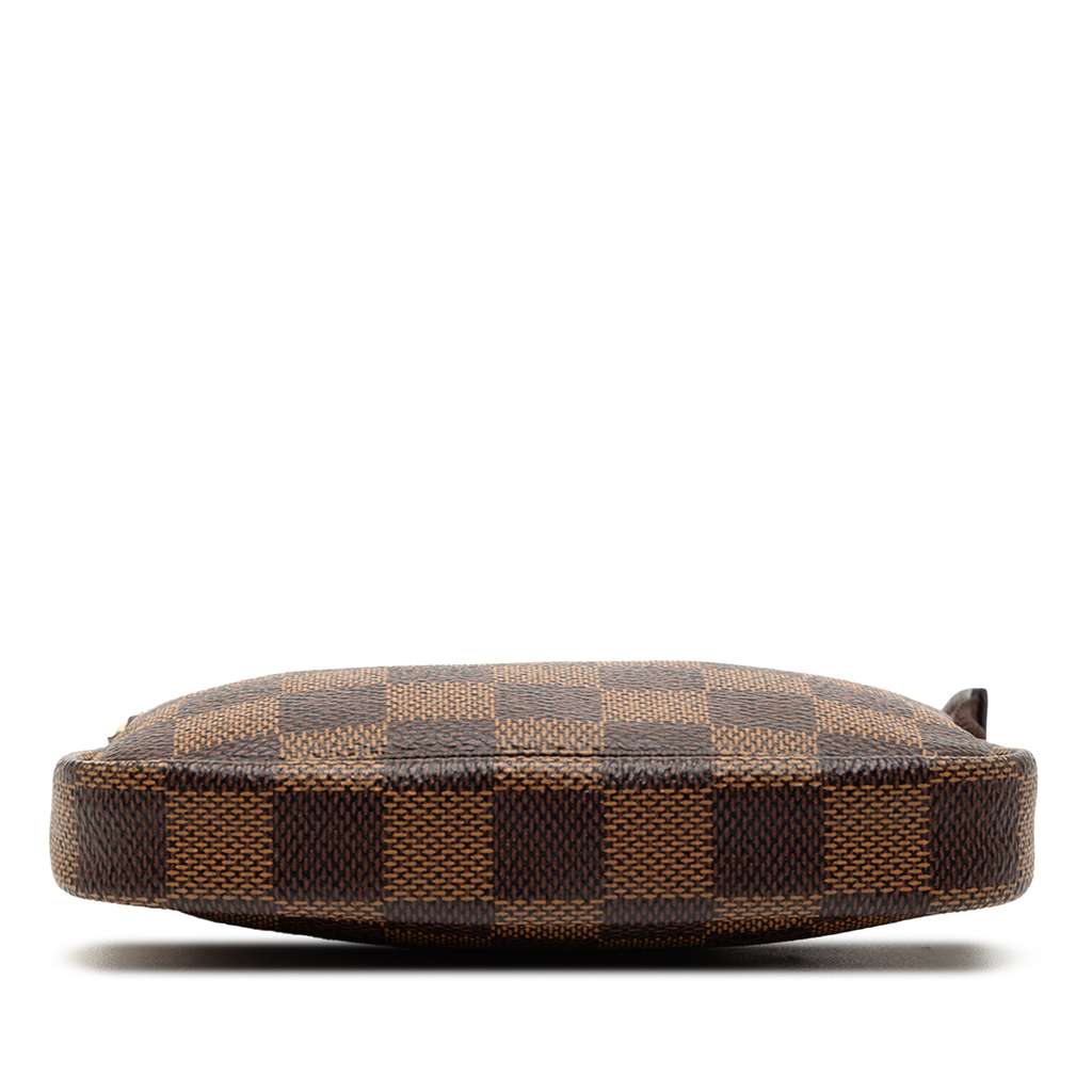 Louis Vuitton Damier Ebene Mini Pochette Accessoires Brown Good condition - Inside View