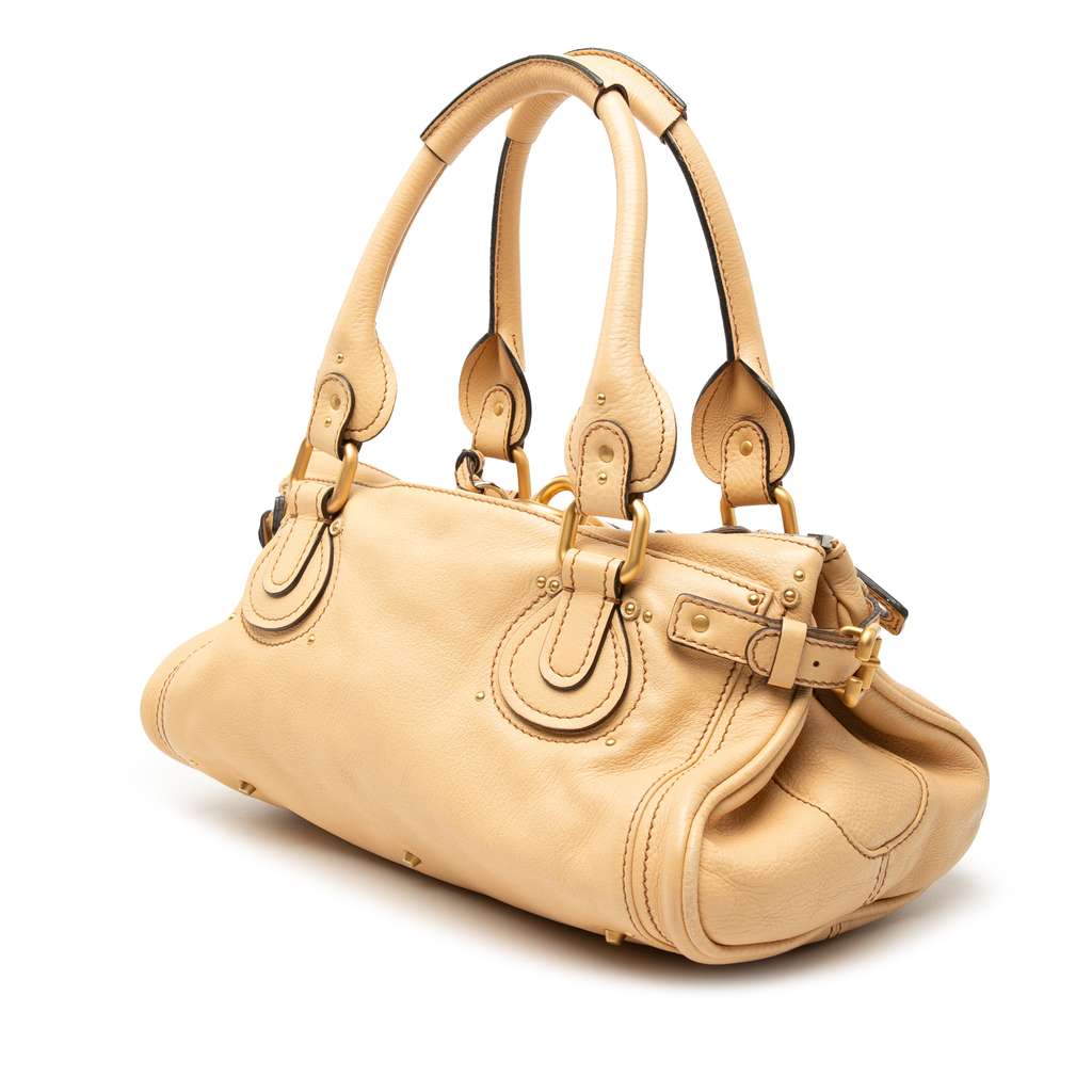 Chloé Leather Paddington Handbag Brown Leather Good condition - Back View