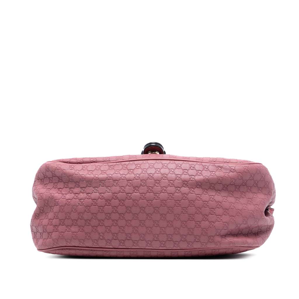 Gucci Microguccissima Sukey Crossbody Pink Leather Good condition - Inside View