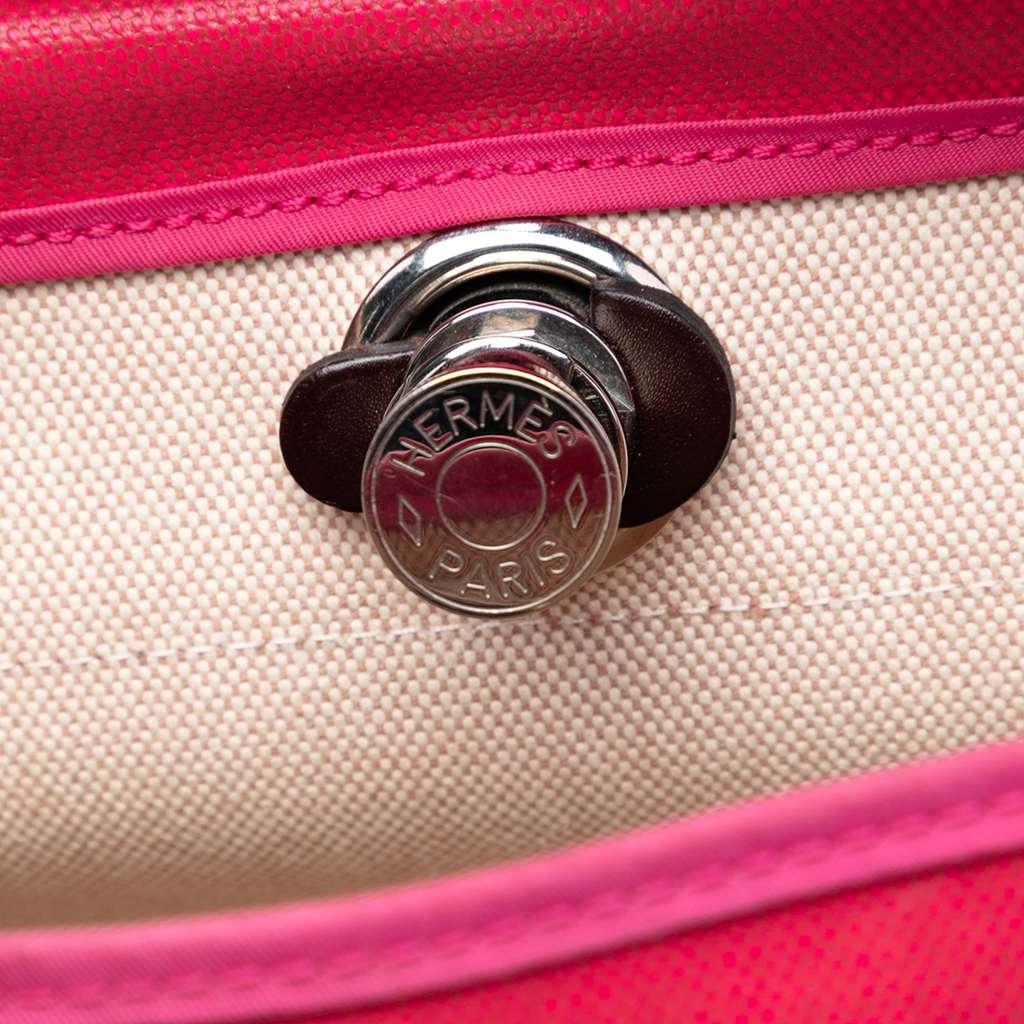 Hermès Toile H Berline Herbag Zip 31 Pink Canvas Good condition - Box View