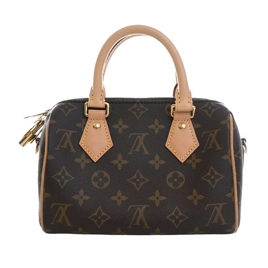 Louis Vuitton Monogram Speedy Bandouliere 20 Brown Good condition - Back View