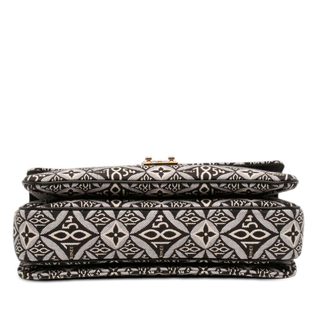 Louis Vuitton Monogram Jacquard Since 1854 Pochette Metis Black Canvas Good condition - Inside View