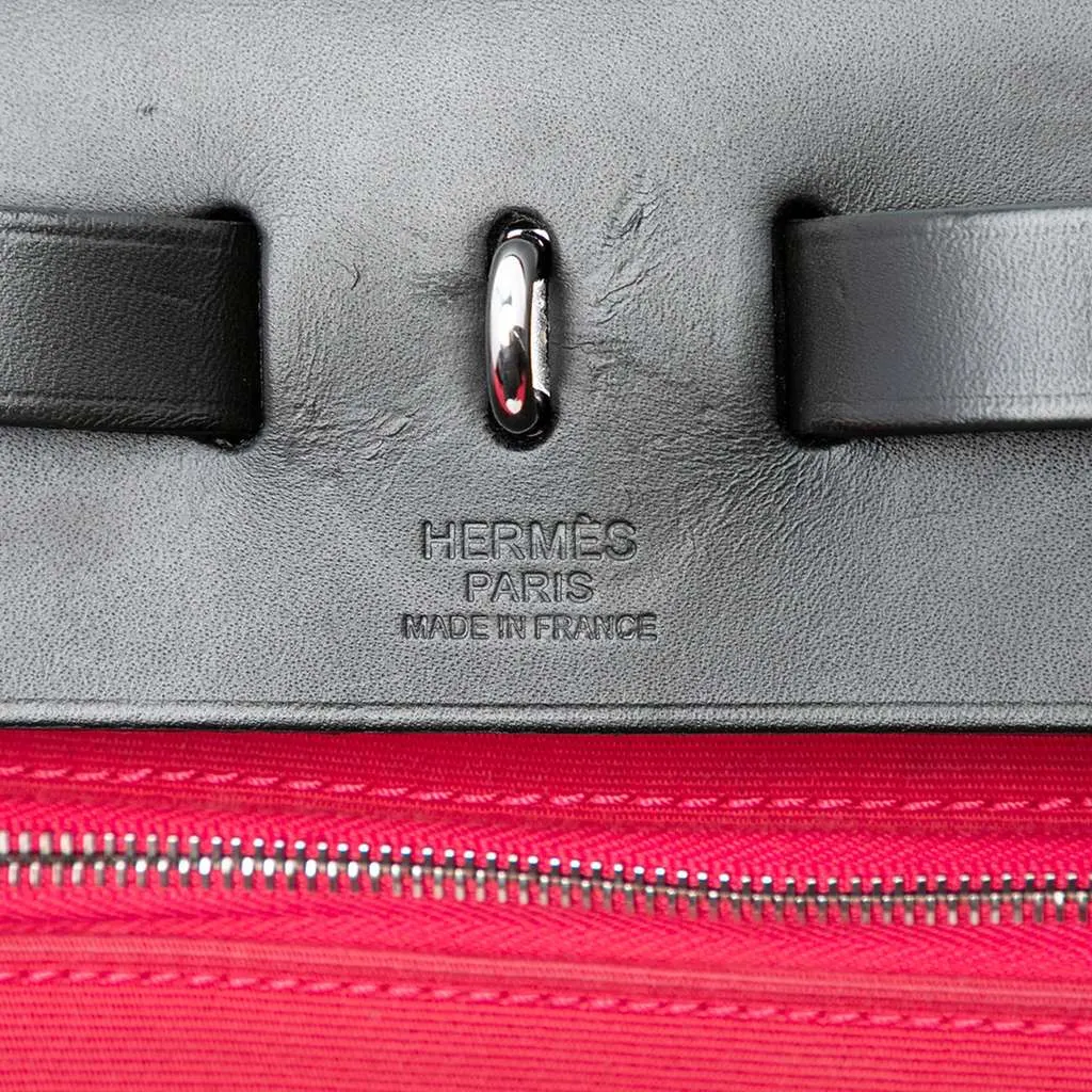 Hermès Toile Herbag Zip 31 Pink Canvas Very good - Box View
