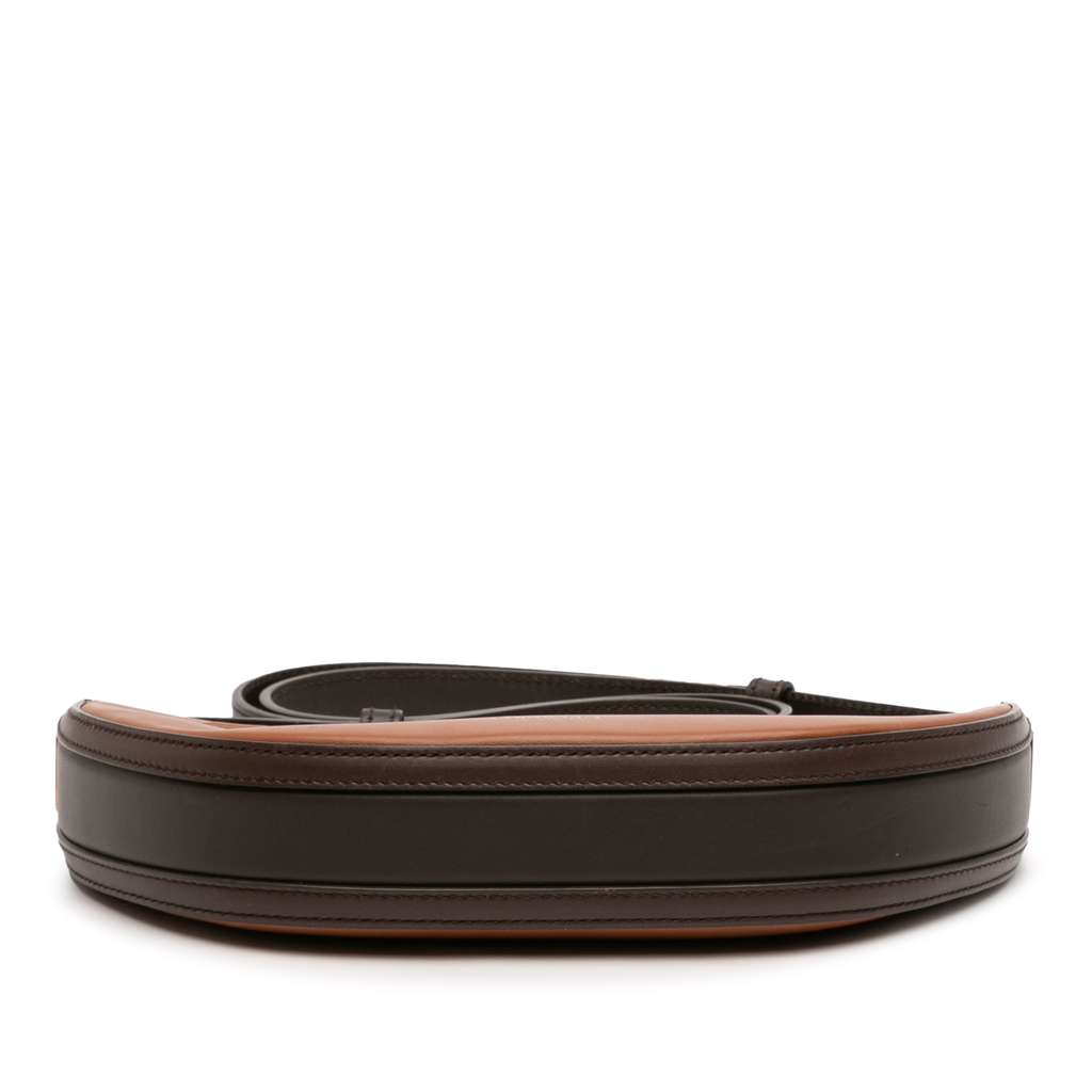 Burberry Mini Leather Olympia Crossbody Brown Leather Good condition - Inside View