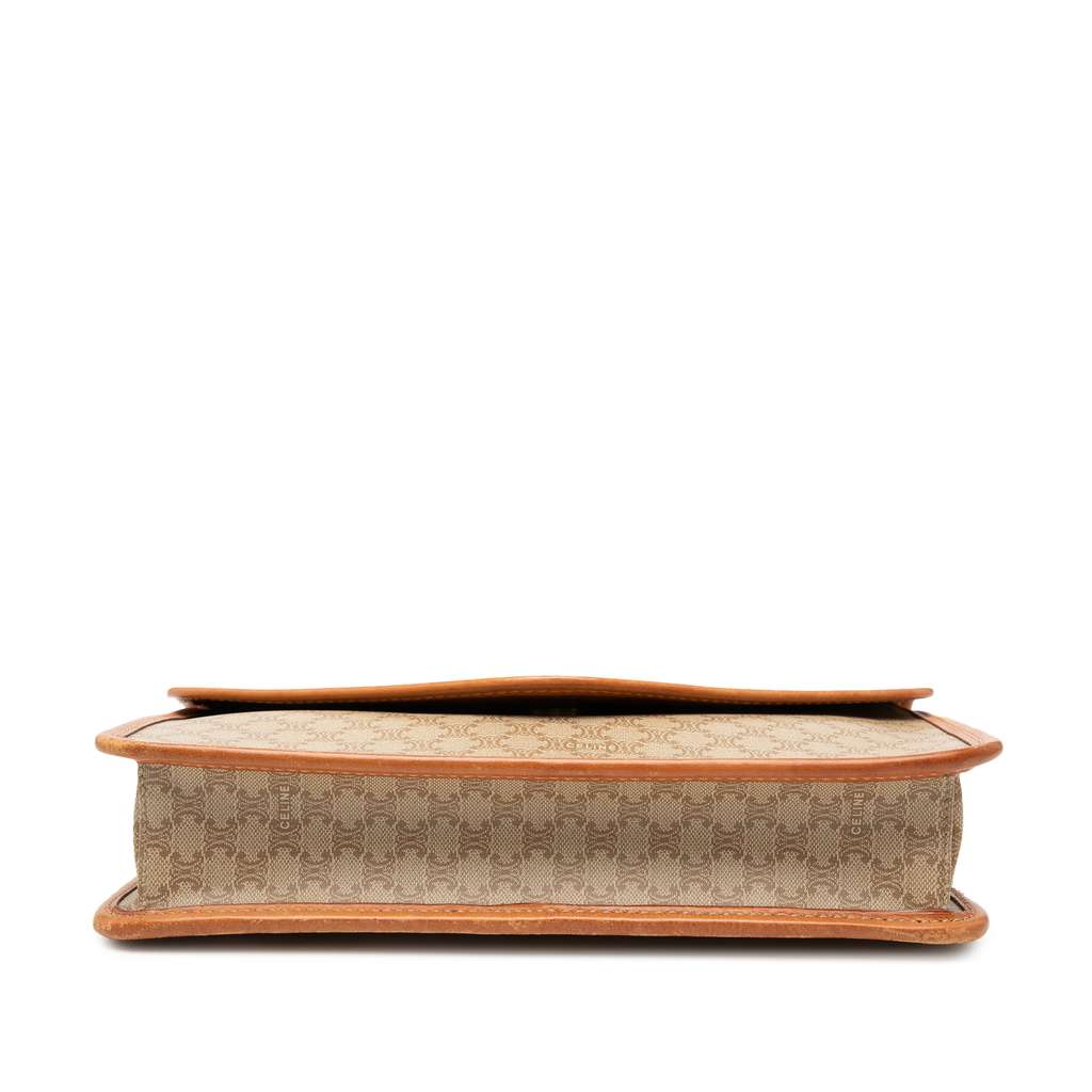 Celine Macadam Coated Canvas Crossbody Brown Canvas Good condition - Inside View