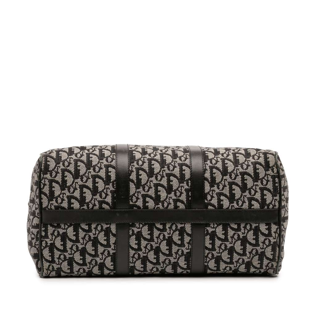 Dior Diorissimo Trotter Canvas Boston Bag Black Canvas Good condition - Inside View