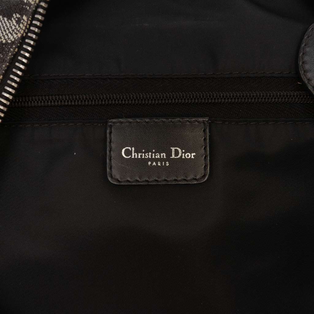 Dior Diorissimo Trotter Canvas Boston Bag Black Canvas Good condition - Box View