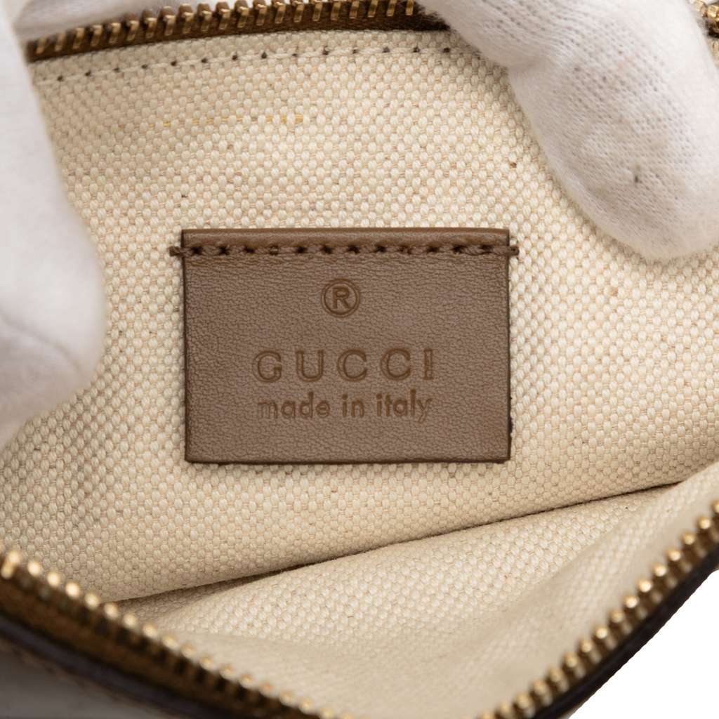 Gucci Diamante Canvas Craft Tote Brown Canvas Good condition - Box View