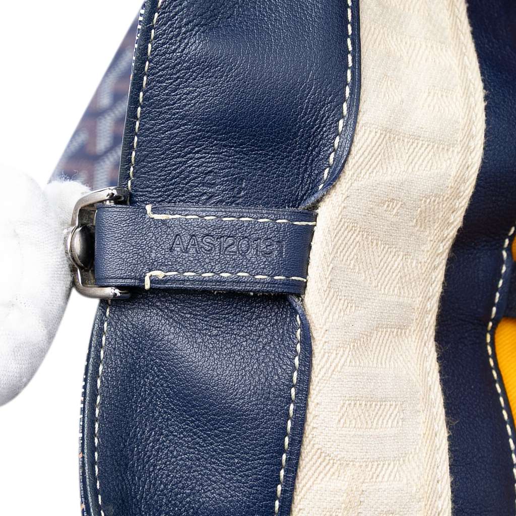 Goyard Goyardine Voltaire Blue Canvas Good condition - Box View