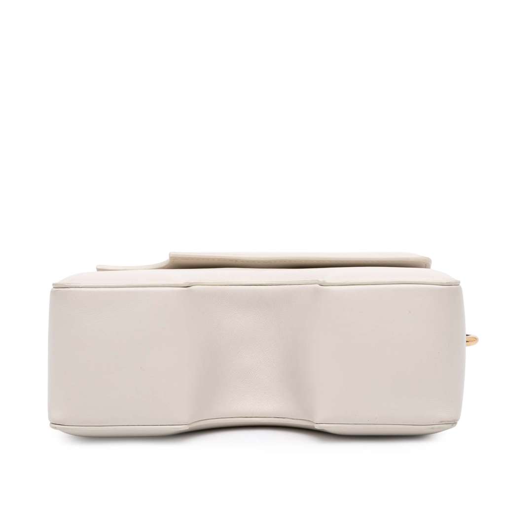 Off-white Leather Burrow 22 Crossbody White Leather Good condition - Inside View
