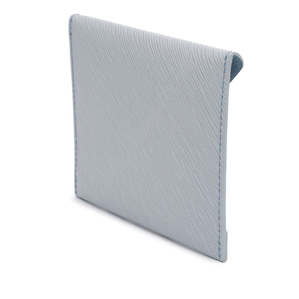 Louis Vuitton Epi Invitation Envelope Clutch Blue Leather Good condition - Back View