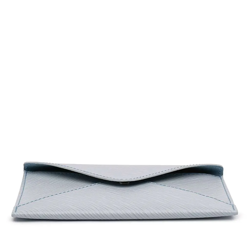 Louis Vuitton Epi Invitation Envelope Clutch Blue Leather Very good - Inside View