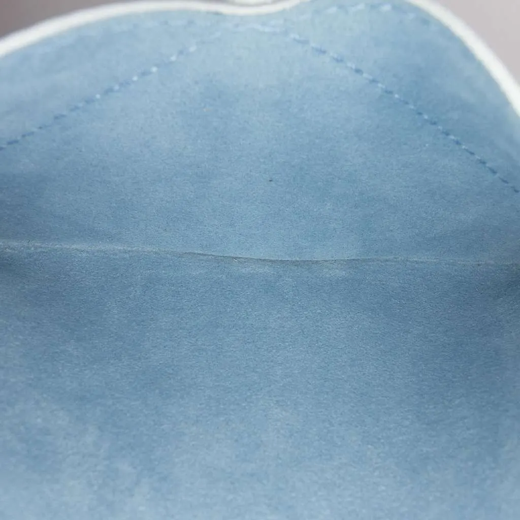 Louis Vuitton Epi Invitation Envelope Clutch Blue Leather Very good - Model View