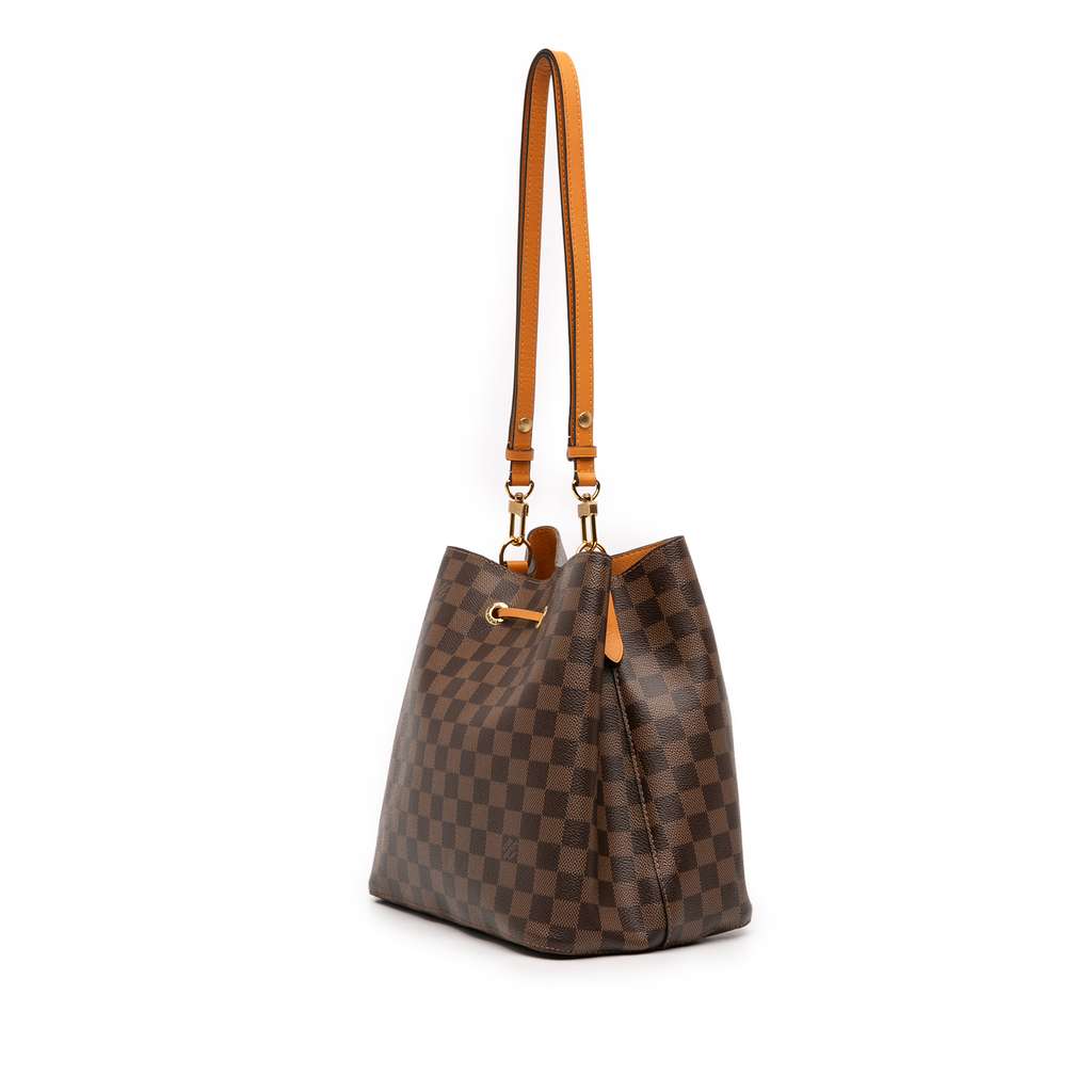 Louis Vuitton Damier Ebene Neonoe MM Brown Good condition - Back View