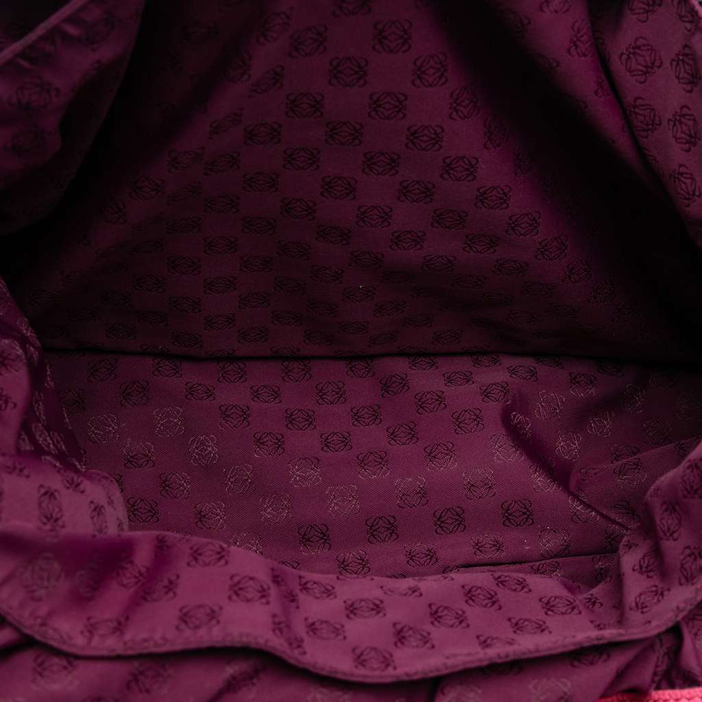 Loewe Nappa Flamenco Tassel Crossbody Pink Leather Good condition - Model View