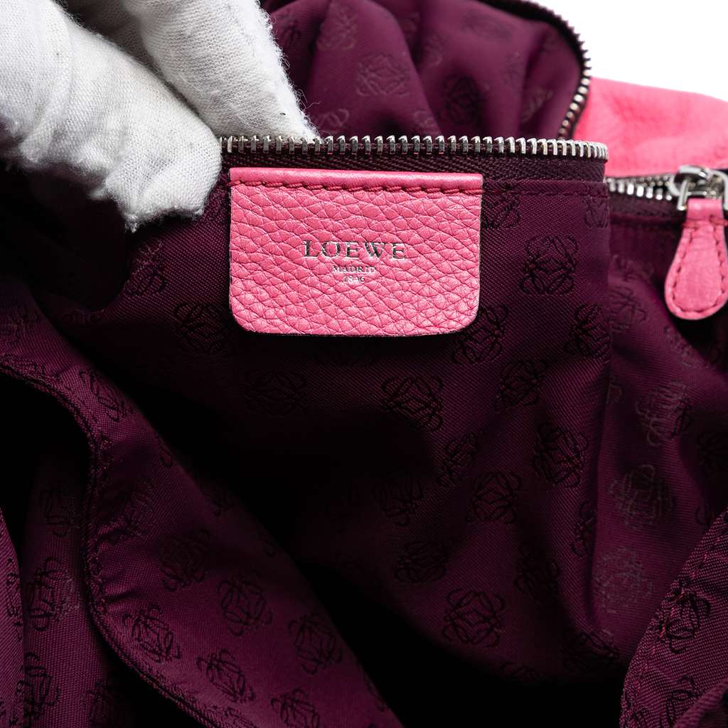 Loewe Nappa Flamenco Tassel Crossbody Pink Leather Good condition - Box View