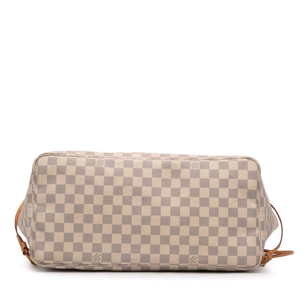 Louis Vuitton Damier Azur Neverfull GM White Good condition - Inside View