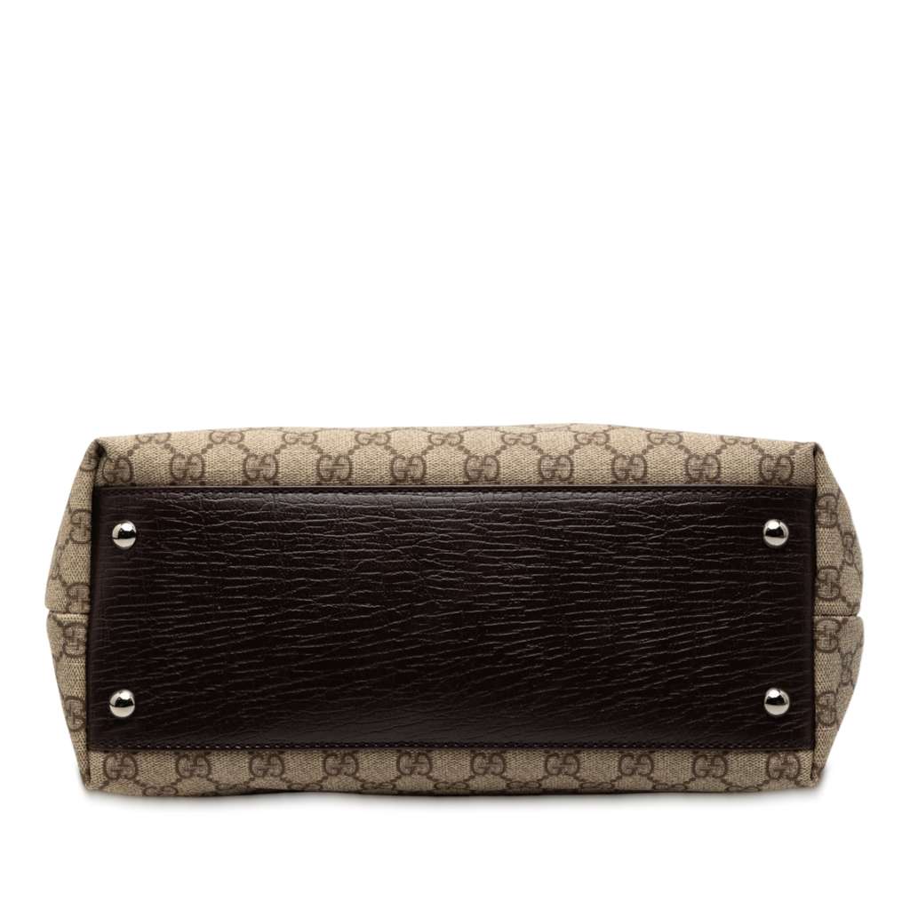 Gucci GG Supreme Tote Brown Canvas Good condition - Inside View