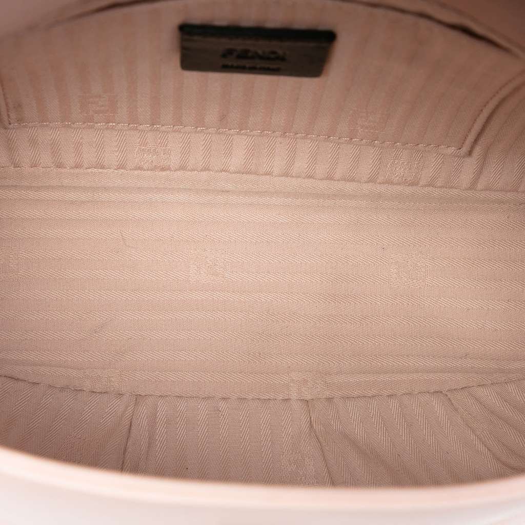 Fendi Leather Fendista Pochette Crossbody Pink Leather Good condition - Model View