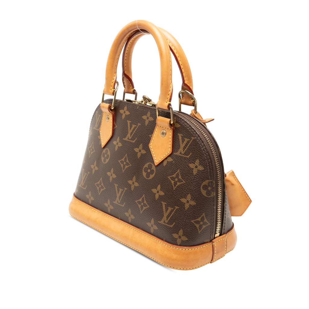 Louis Vuitton Monogram Alma BB Brown Good condition - Back View
