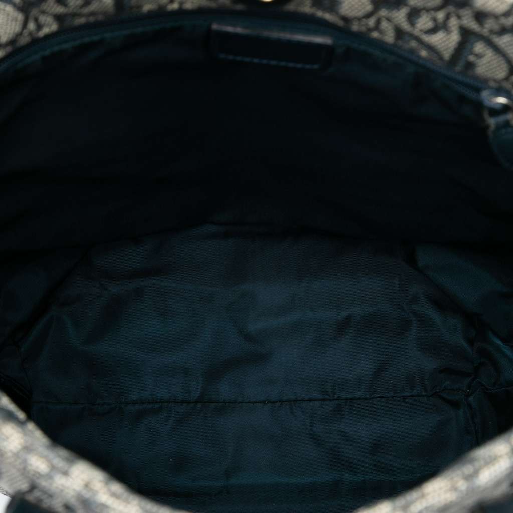 Dior Diorissimo Trotter Canvas Tote Blue Canvas Good condition - Model View