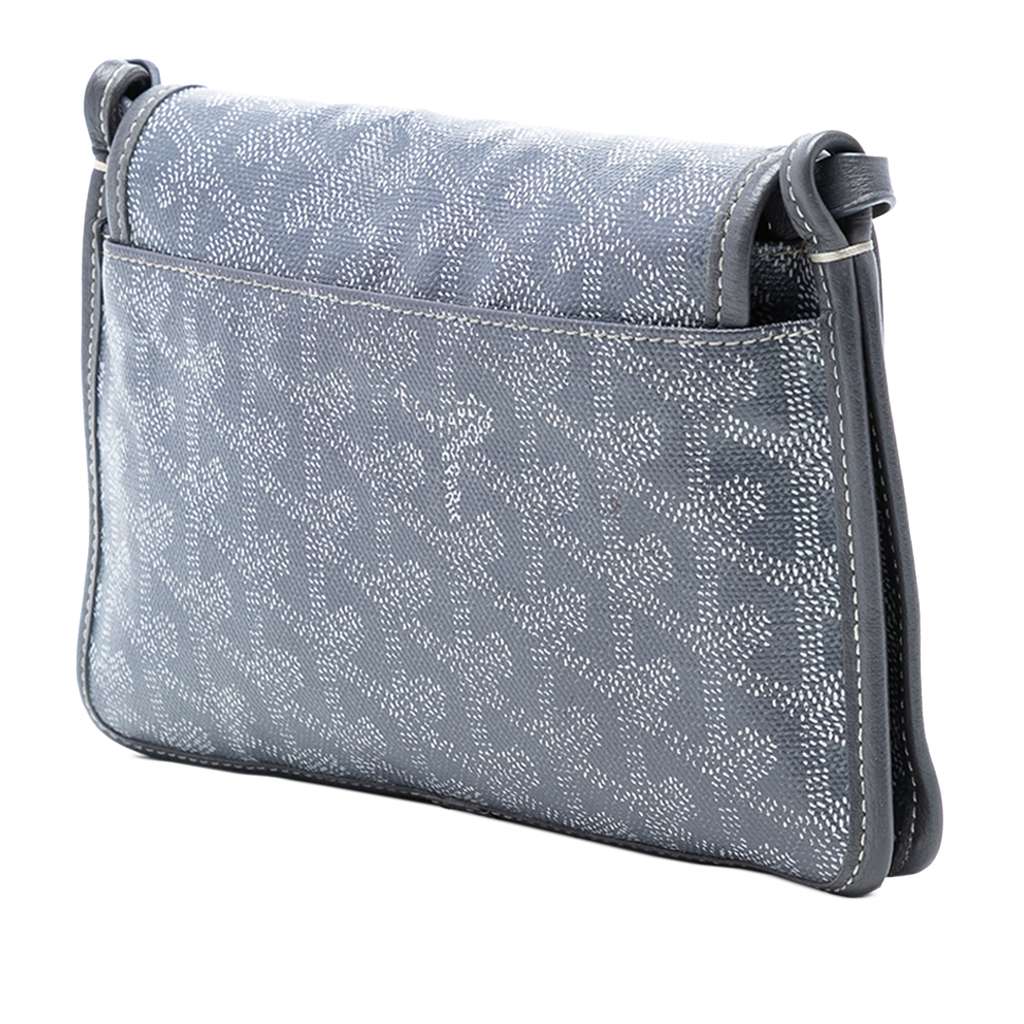 Goyard Goyardine Plumet Pocket Wallet Grey Canvas Good condition - Back View