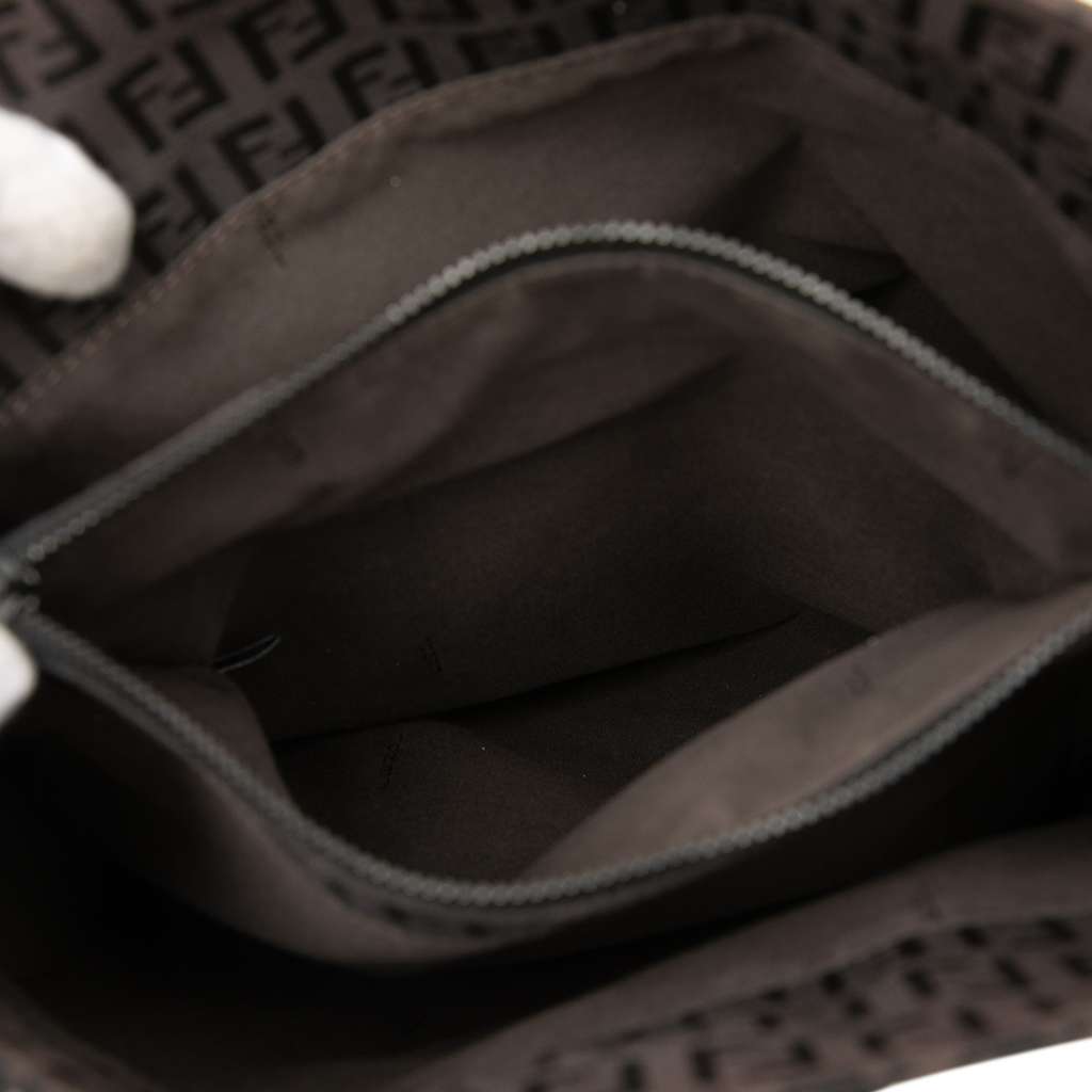 Fendi Zucchino Canvas Tote Brown Canvas Good condition - Model View