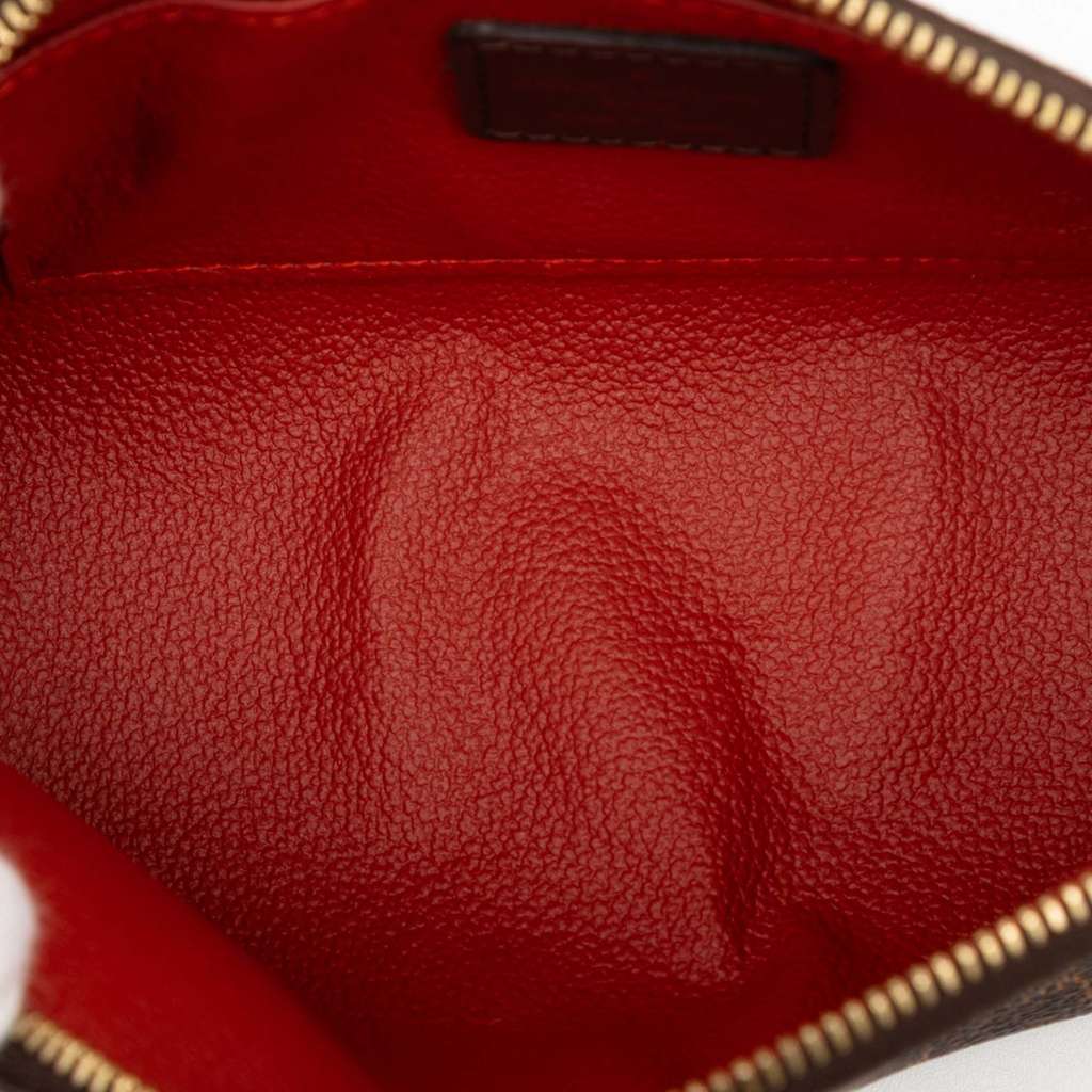 Louis Vuitton Damier Ebene Cosmetic Pouch Brown Good condition - Model View
