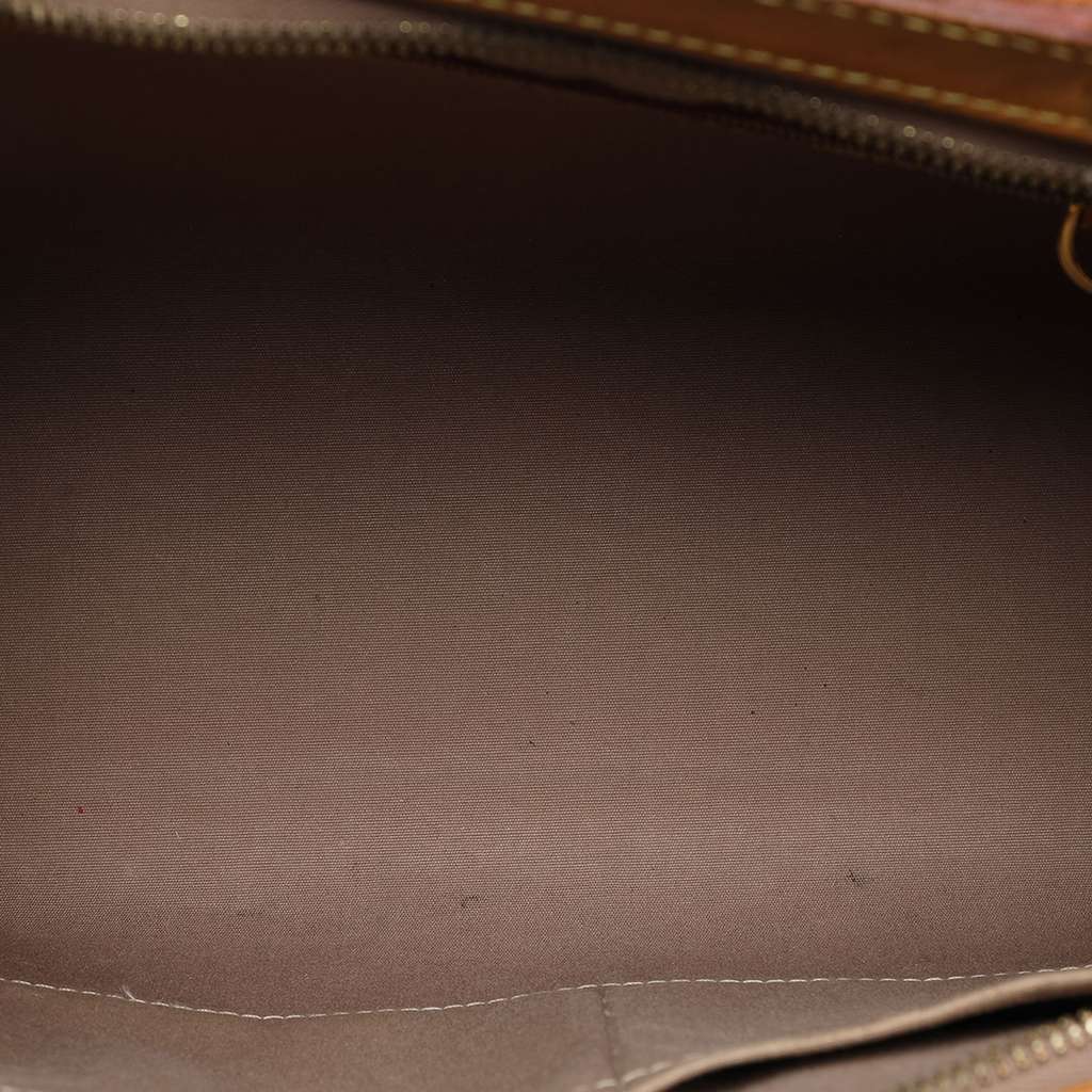 Louis Vuitton Monogram Vernis Brea MM Gold Leather Fair condition - Model View