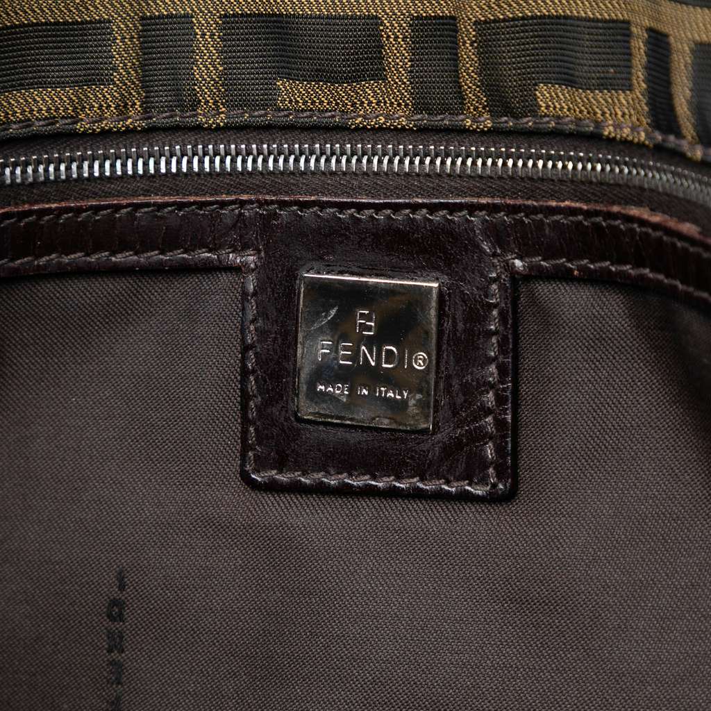 Fendi Zucca Canvas Tote Brown Canvas Good condition - Box View