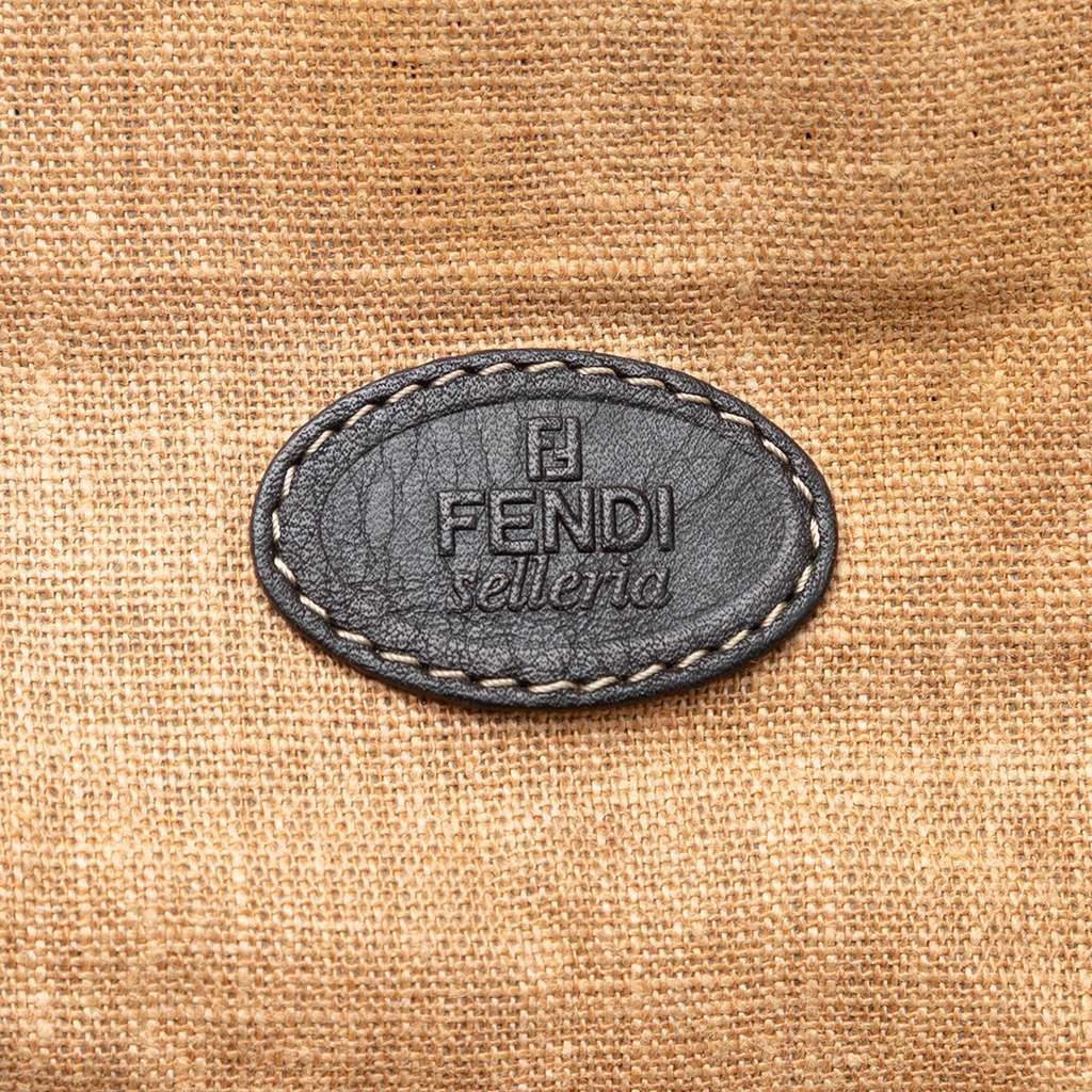 Fendi Zucca Canvas Selleria Shopping Tote Brown Canvas Good condition - Box View