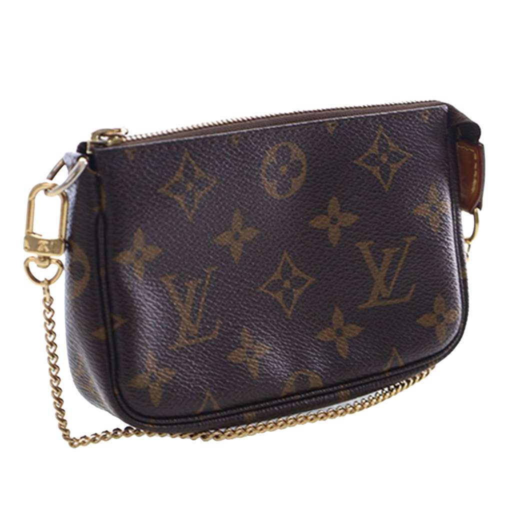 Louis Vuitton Monogram Mini Pochette Accessoires Brown Good condition - Model View