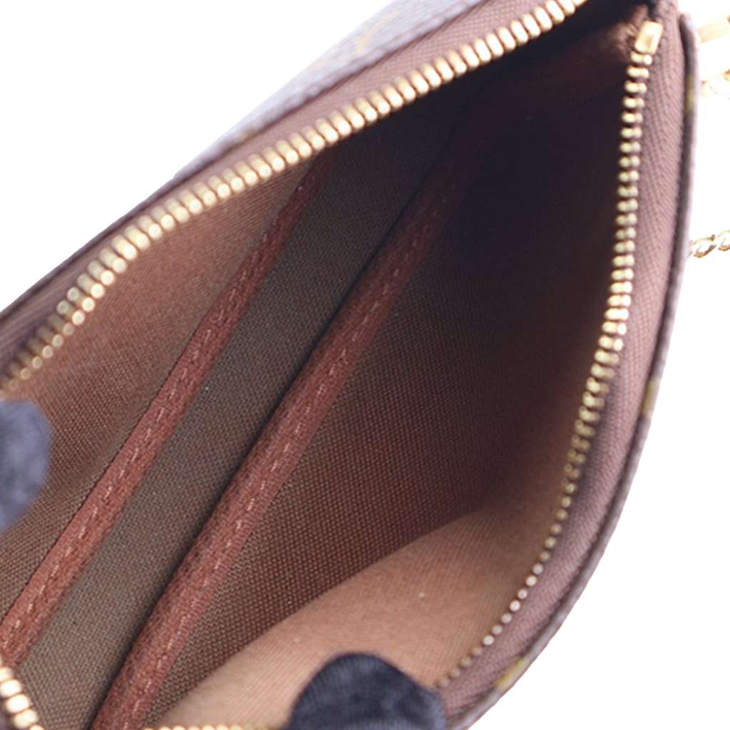 Louis Vuitton Monogram Mini Pochette Accessoires Brown Good condition - Box View