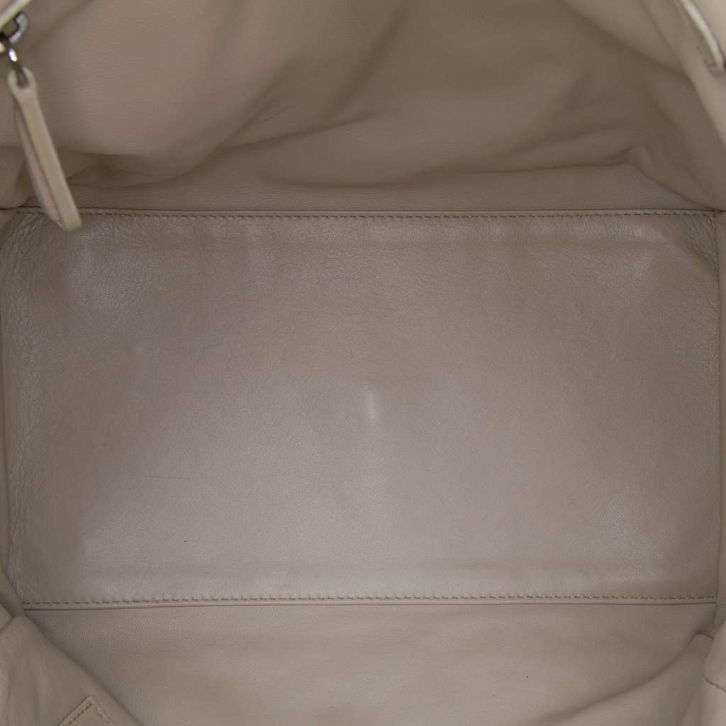 Dior Medium Woven Iridescent Calfskin Soft Lady Dior Silver Leather Good condition - Model View