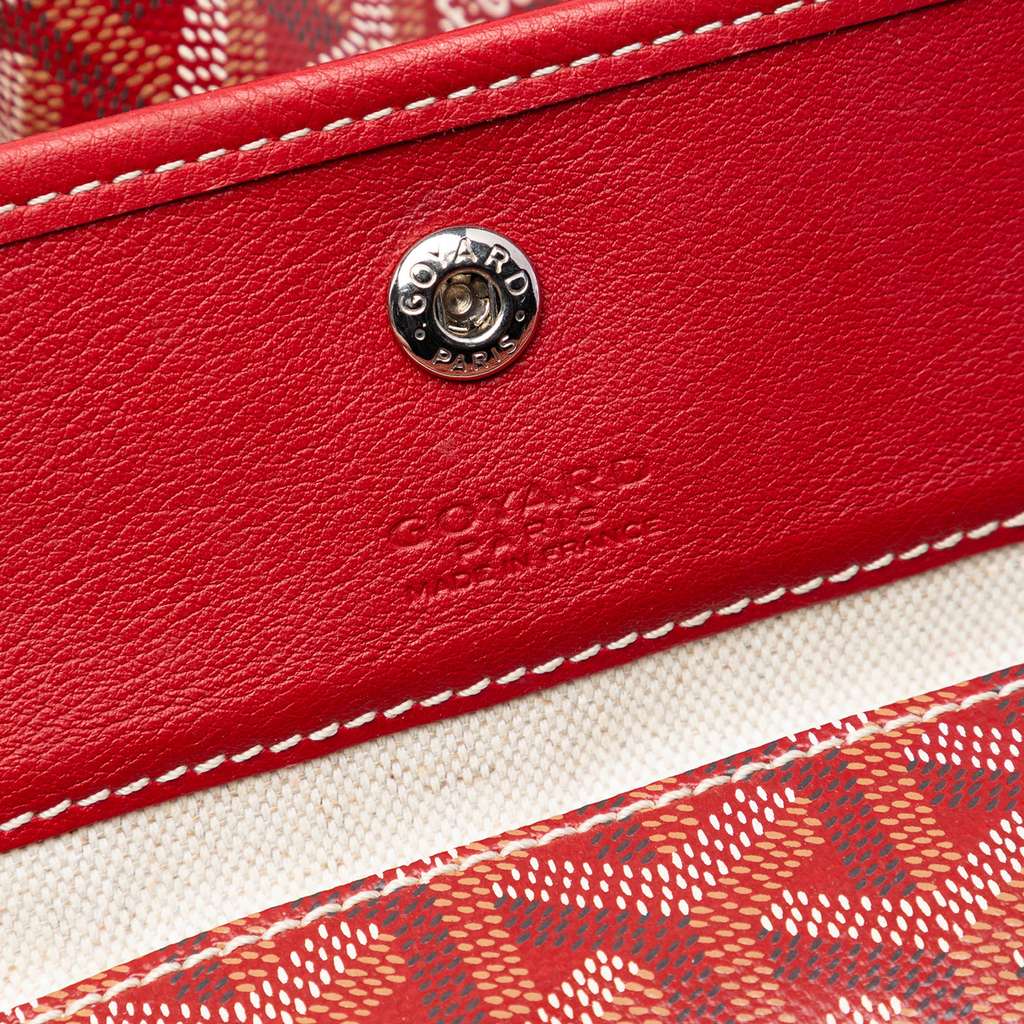 Goyard Goyardine Saint Louis GM Red Canvas Good condition - Box View