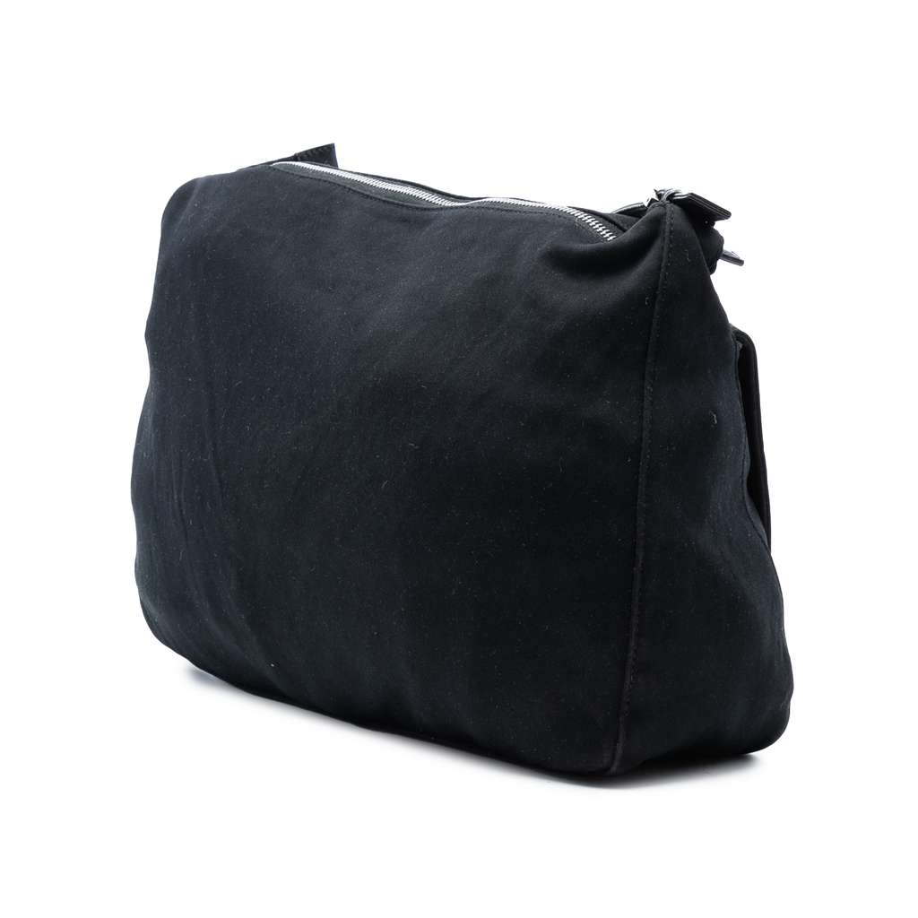 Fendi Canvas Mamma Baguette Black Canvas Good condition - Back View